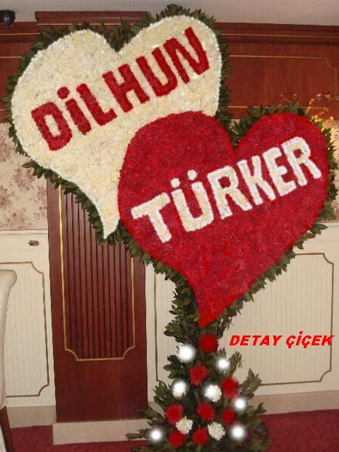 KALP ŞEKLİNDE (VIP) DÜĞÜN ÇİÇEĞİ
